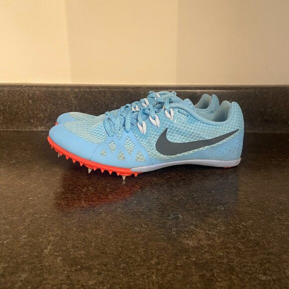 Nike Blue and Red Athletic Shoes spikes - Picture 4 of 9